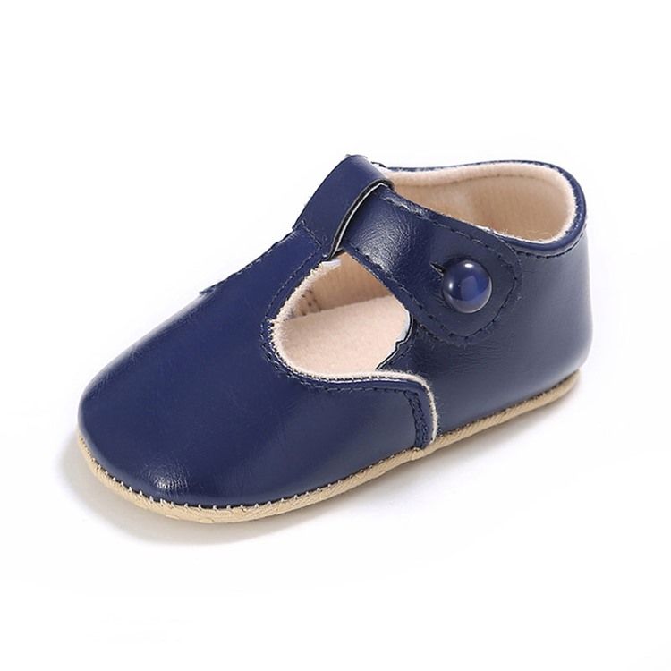 Plain Buckle Toddler Shoes