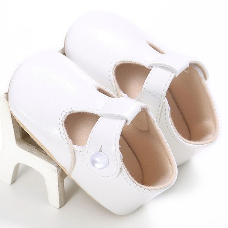 Plain Buckle Toddler Shoes