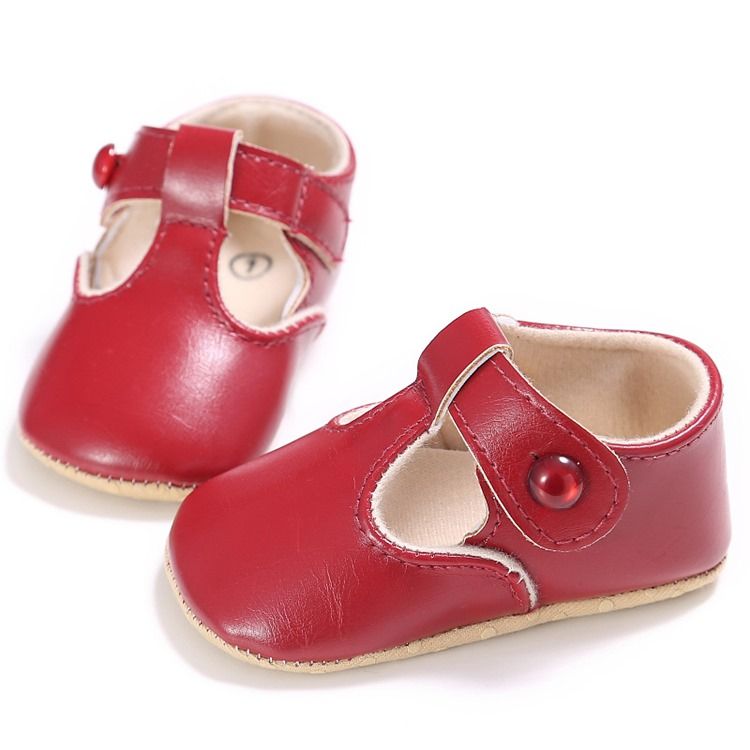 Plain Buckle Toddler Shoes