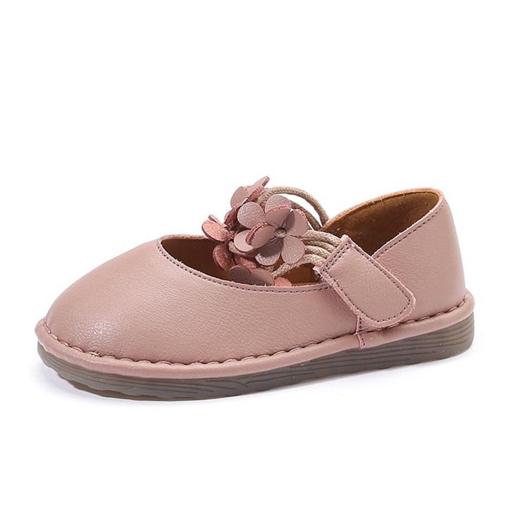 Plain Round Toe Fall Baby Princess Shoes