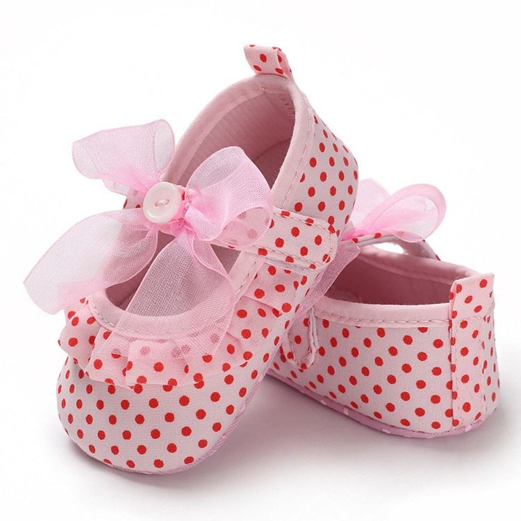 Polka Dot Velcro Toddler Shoes