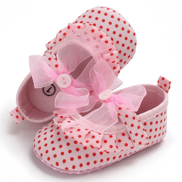 Polka Dot Velcro Toddler Shoes