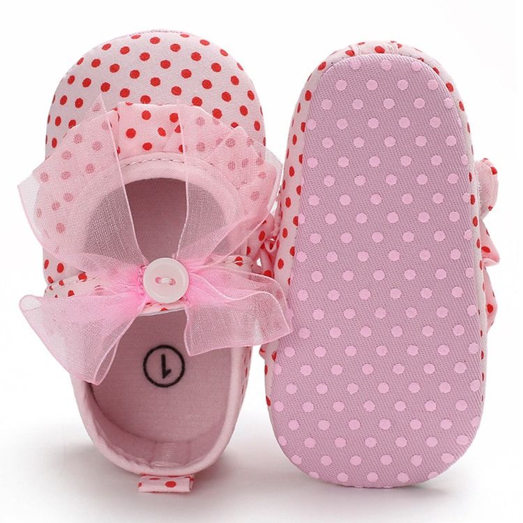 Polka Dot Velcro Toddler Shoes