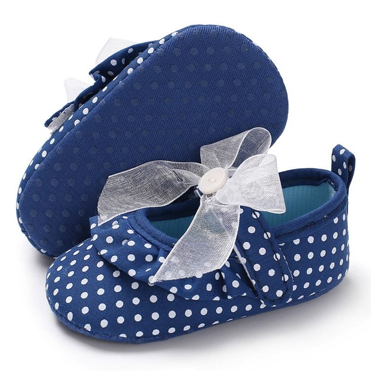 Polka Dot Velcro Toddler Shoes