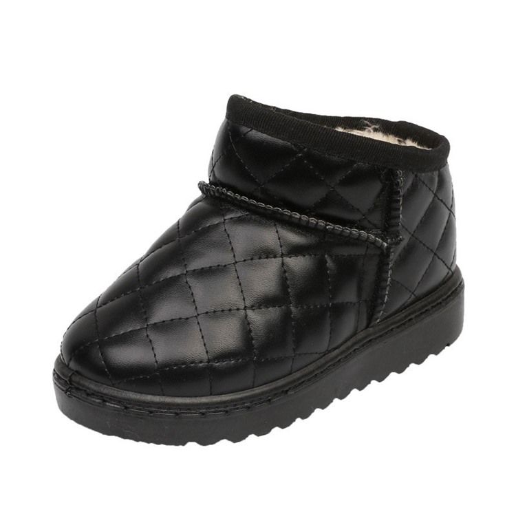 Pu Slip-on Baby Winter Boots