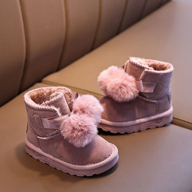 Round Toe Baby Snow Boots