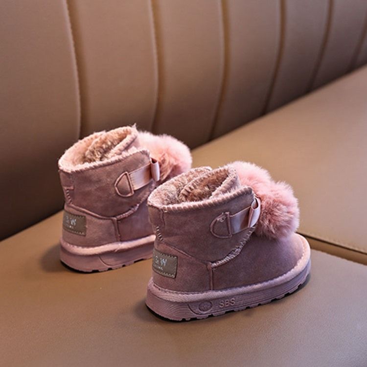 Round Toe Baby Snow Boots