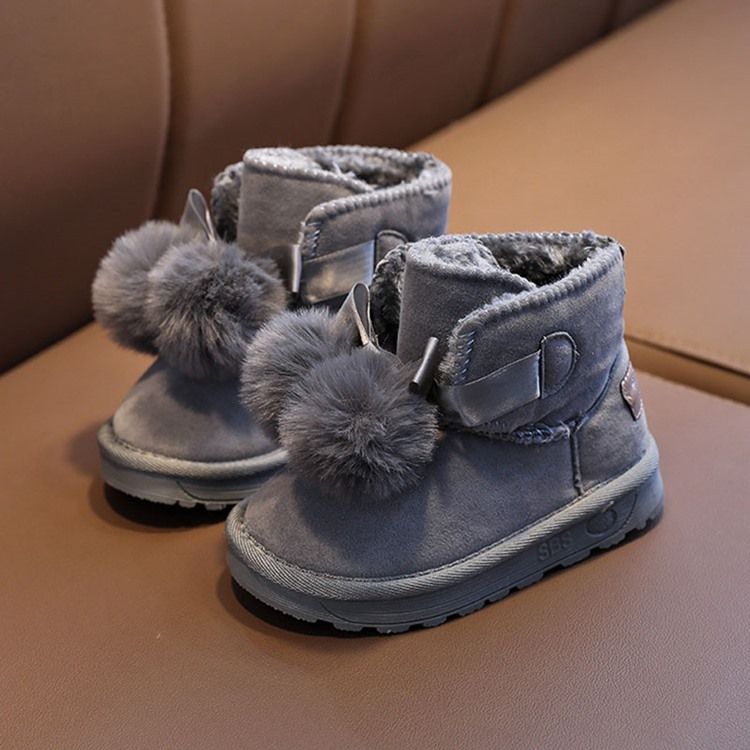 Round Toe Baby Snow Boots