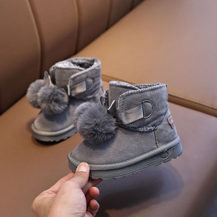 Round Toe Baby Snow Boots