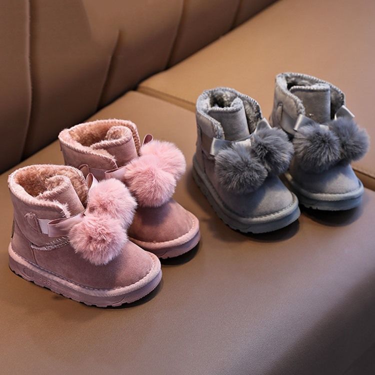 Round Toe Baby Snow Boots