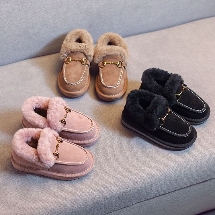 Round Toe Baby Winter Shoes