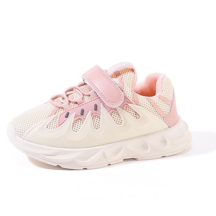 Sweet Patchwork Round Toe Baby Sneakers