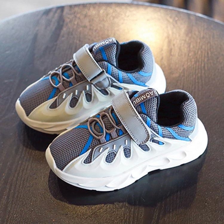 Sweet Patchwork Round Toe Baby Sneakers