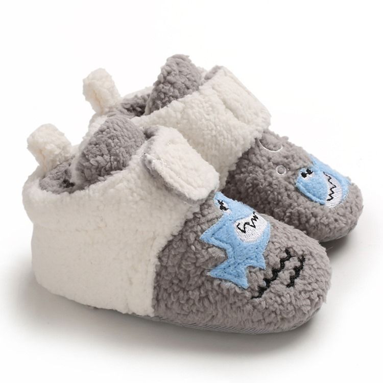 Tecknad Färgblock Unisex Babyskor