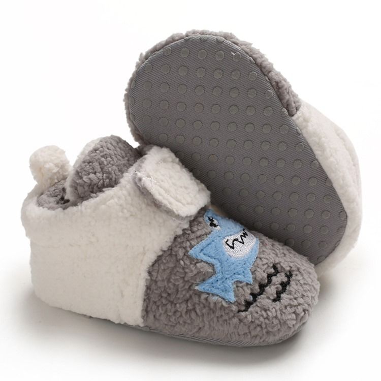 Tecknad Färgblock Unisex Babyskor