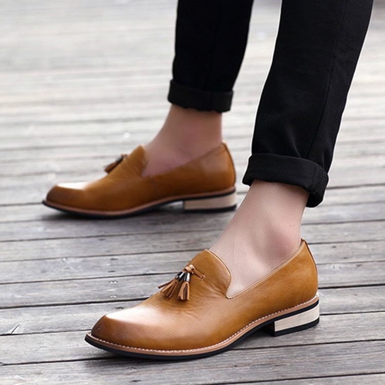 Brotish Tofsar Oxfords För Män