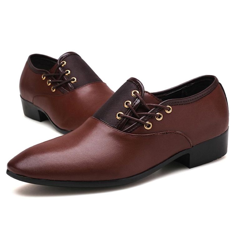 Plain Lace-up Low-cut Upper Herrskor