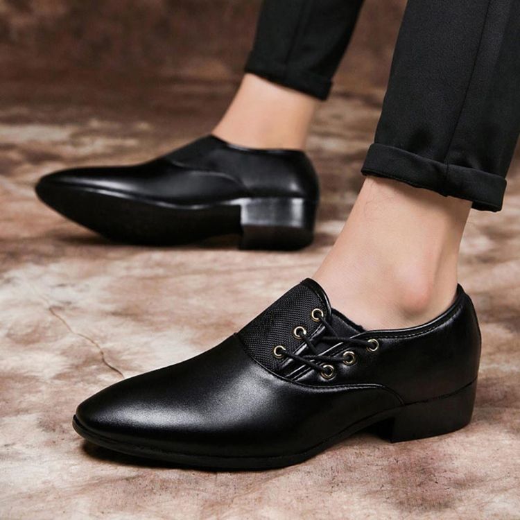 Plain Lace-up Low-cut Upper Herrskor