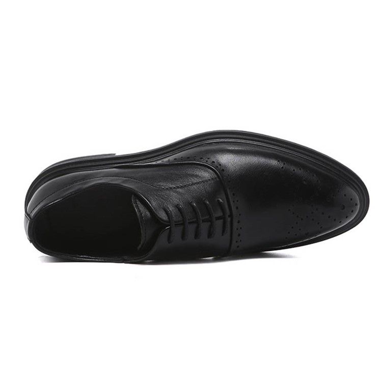 Plain Pointed Toe Low-cut Upper Men's Dress Shoes