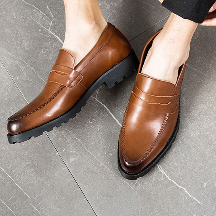 Plain Round Toe Herrskor