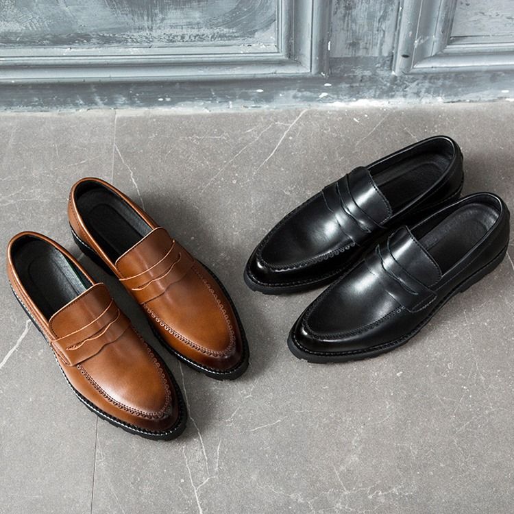 Plain Round Toe Herrskor