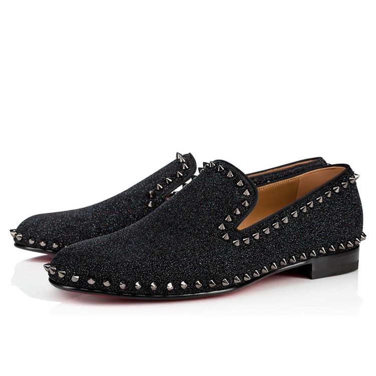 Sequin Rivet Slip-on Low-cut Upper Herrskor