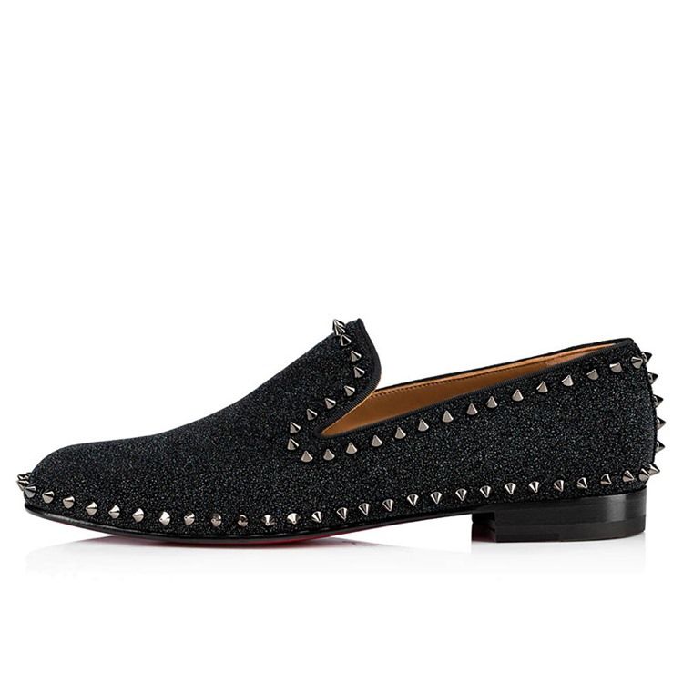 Sequin Rivet Slip-on Low-cut Upper Herrskor