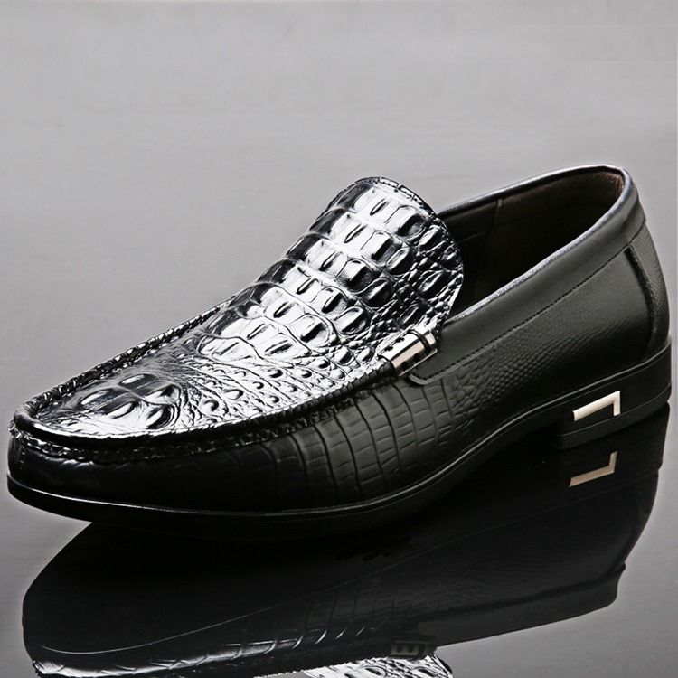 Slip-on Low-cut Upper Plain Round Toe Thin Shoes Herrskor