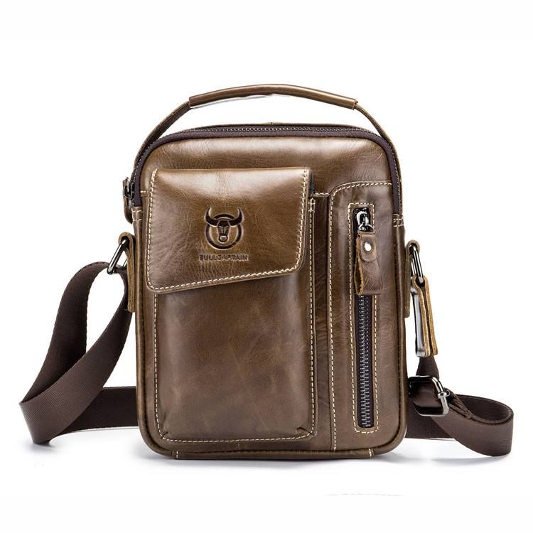 Vanligt Läder European Square Crossbody Väskor