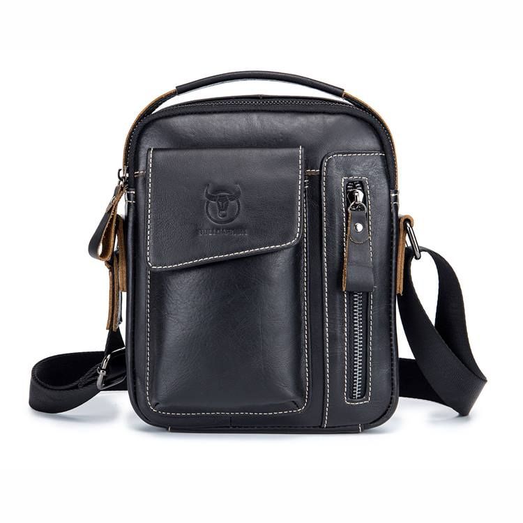 Vanligt Läder European Square Crossbody Väskor