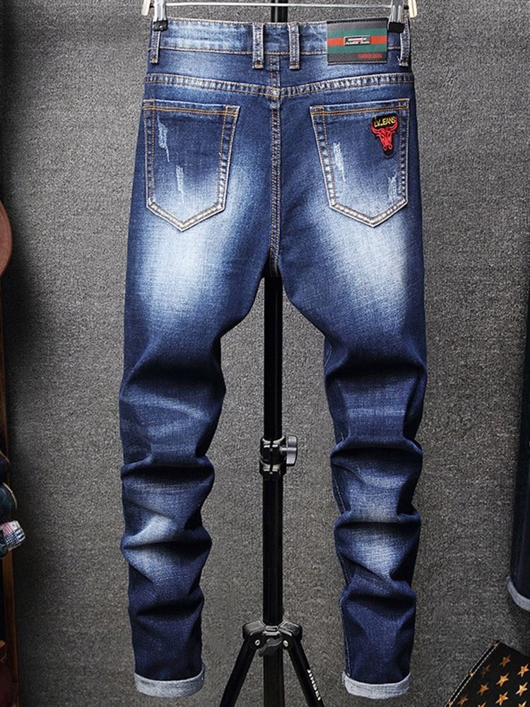 Casual Jeans För Män