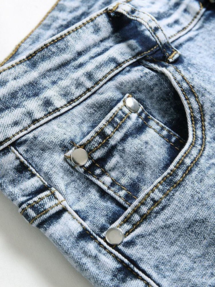 Herr Jeans Straight Zipper European Jeans