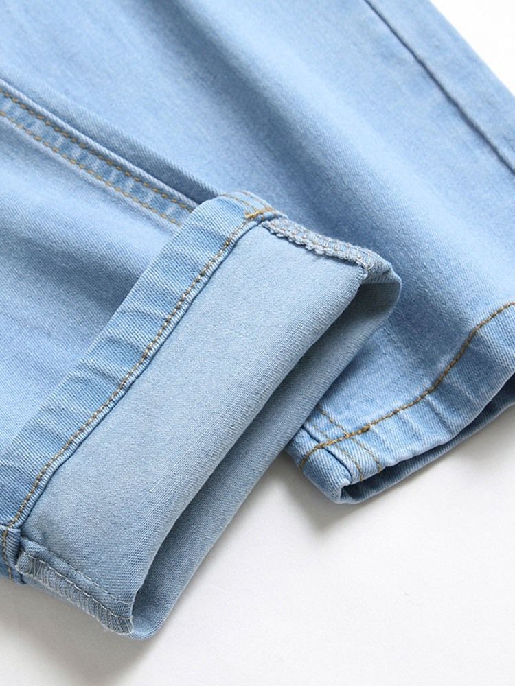 Mäns Midja Midja Midja Midja Koreanska Jeans