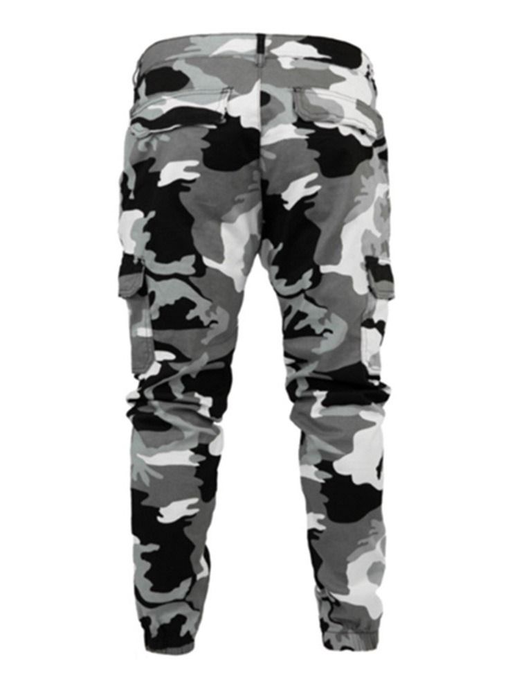 Pencil Pants Camouflage European Men's Jeans