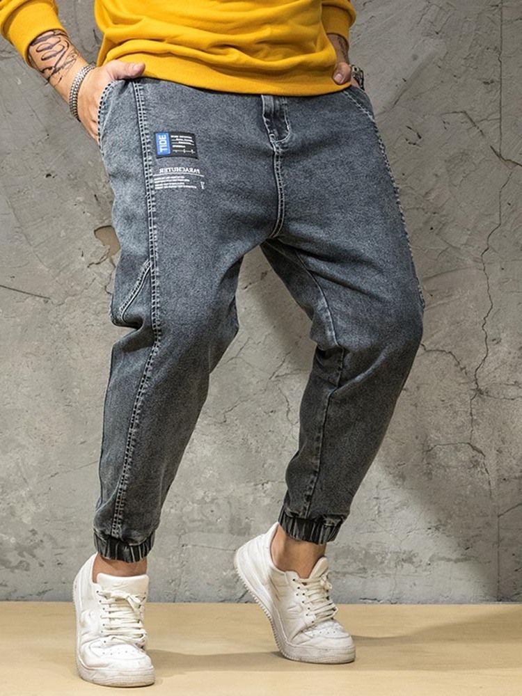 Pocket Japanese Zipper Men's Jeans