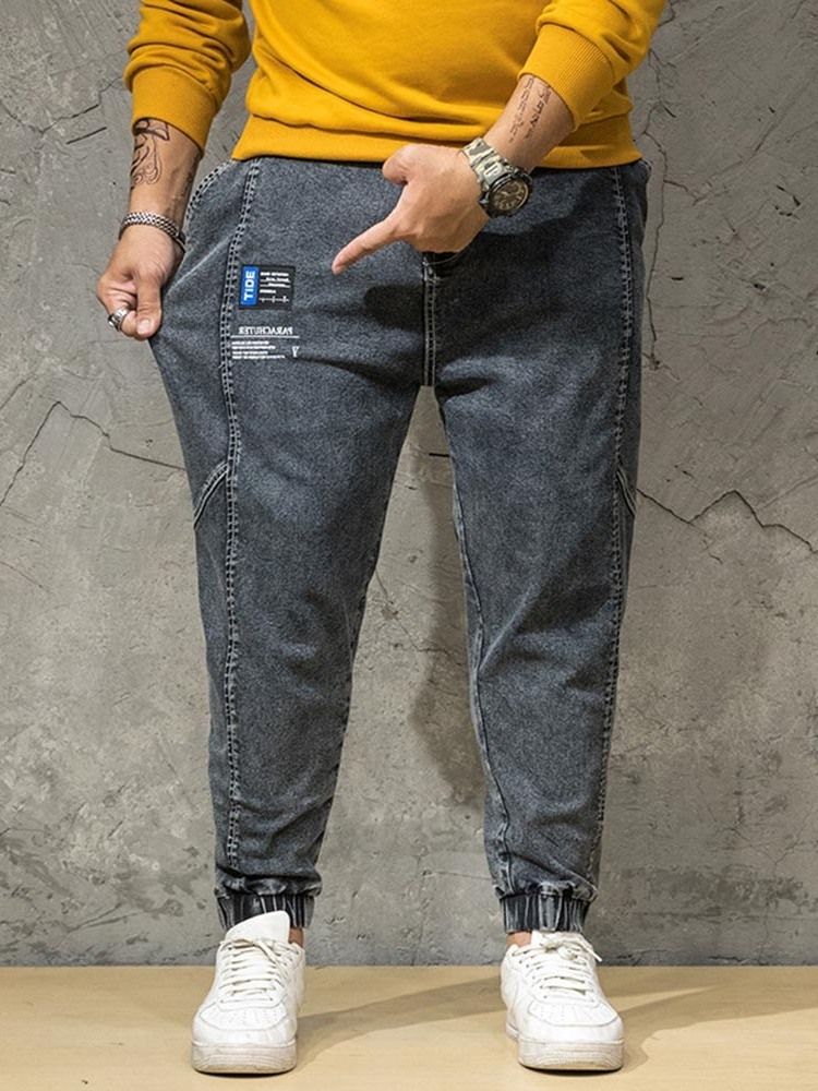 Pocket Japanese Zipper Men's Jeans