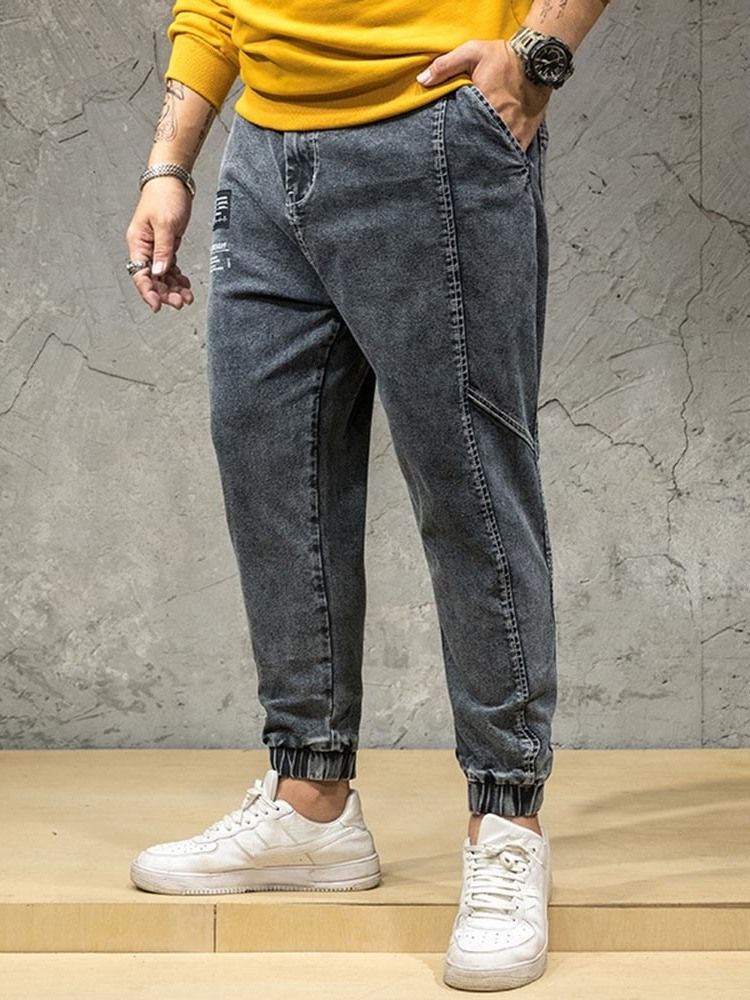 Pocket Japanese Zipper Men's Jeans