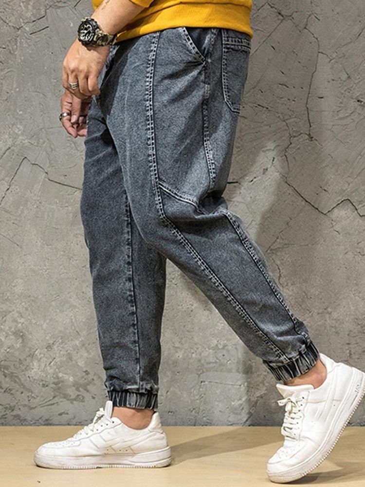 Pocket Japanese Zipper Men's Jeans