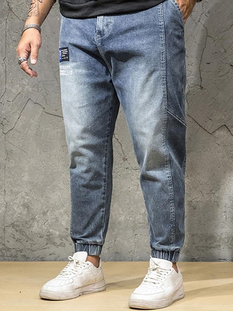 Pocket Japanese Zipper Men's Jeans