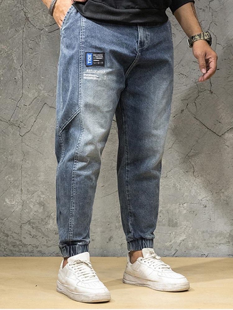 Pocket Japanese Zipper Men's Jeans