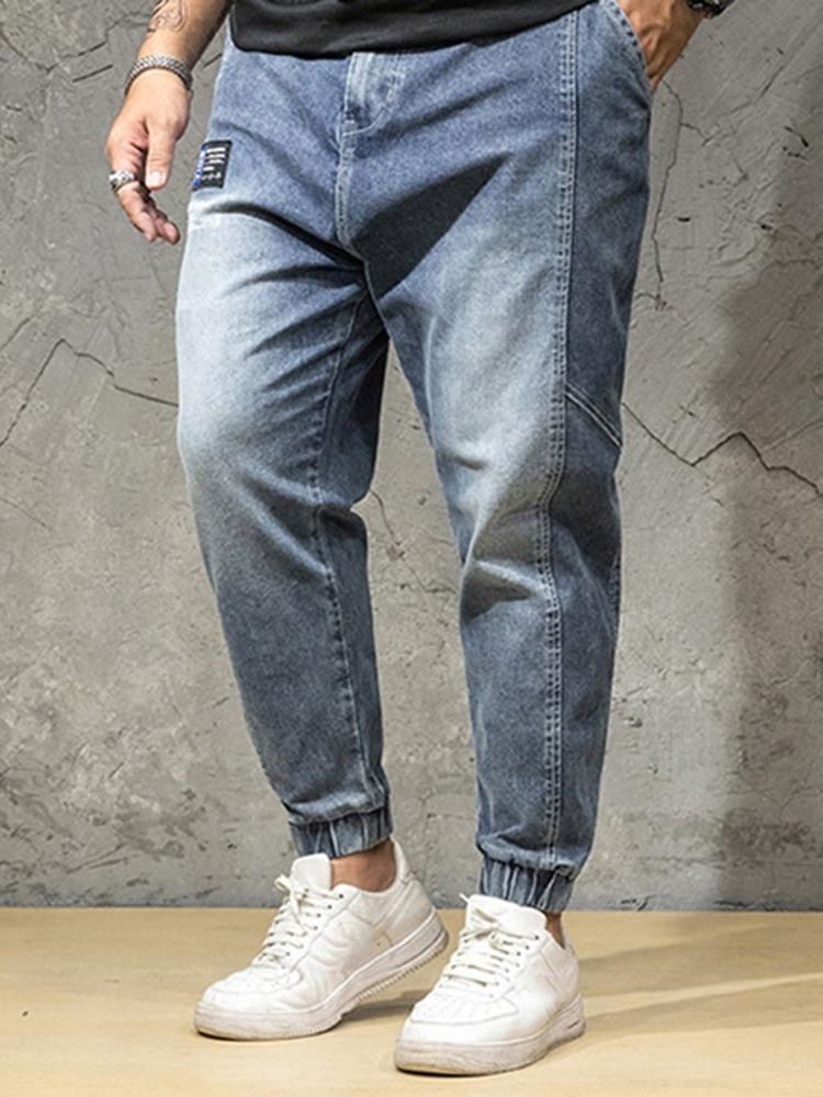 Pocket Japanese Zipper Men's Jeans