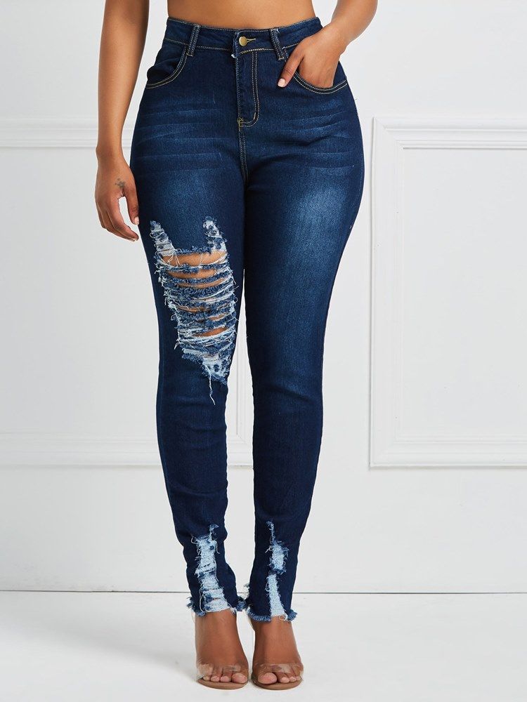 Skinny Ripped Women's Jeans