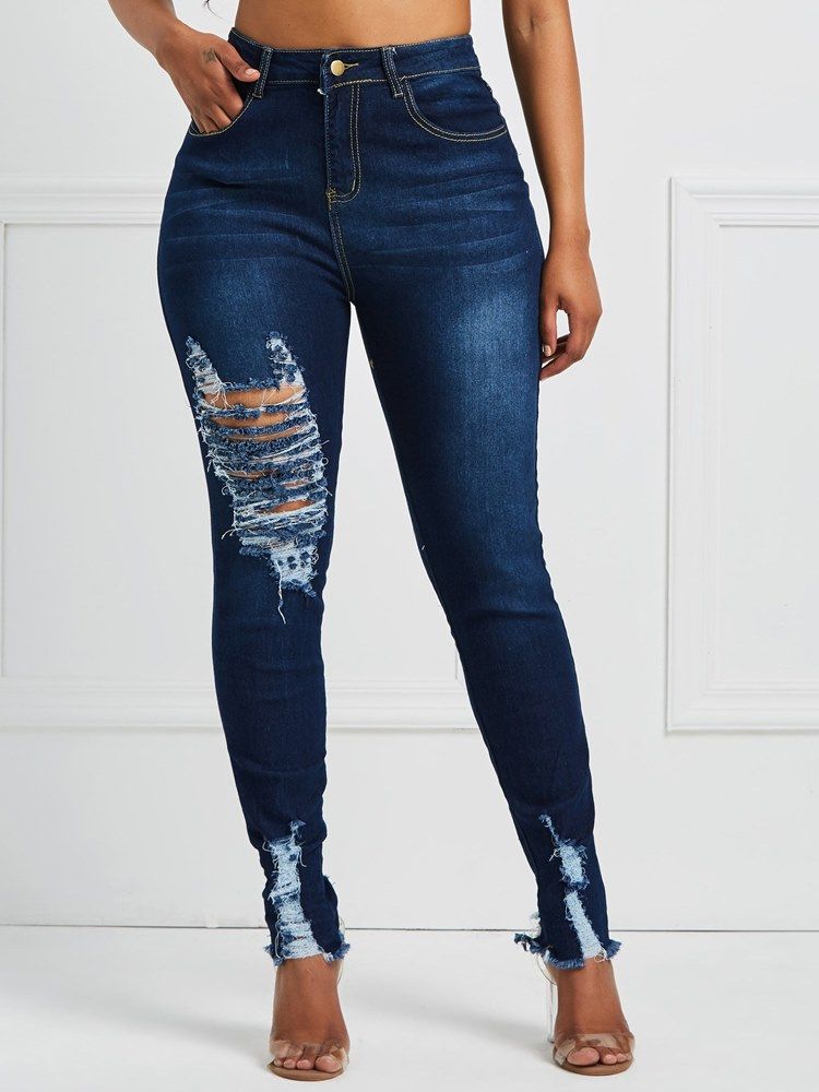 Skinny Ripped Women's Jeans