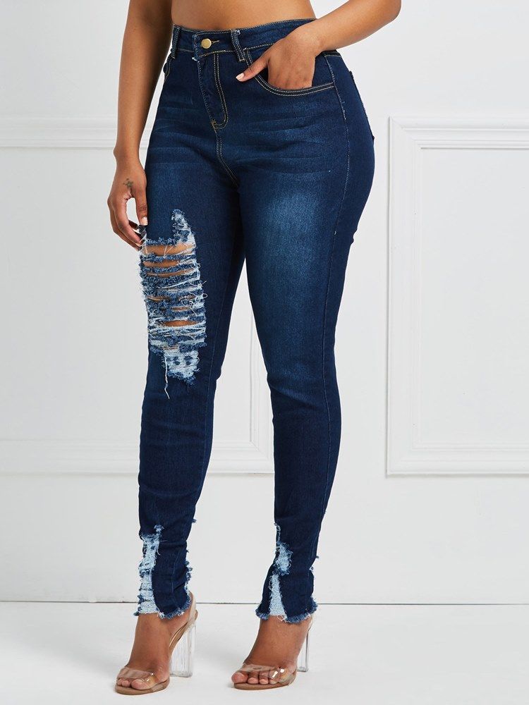 Skinny Ripped Women's Jeans