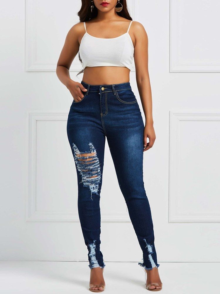 Skinny Ripped Women's Jeans