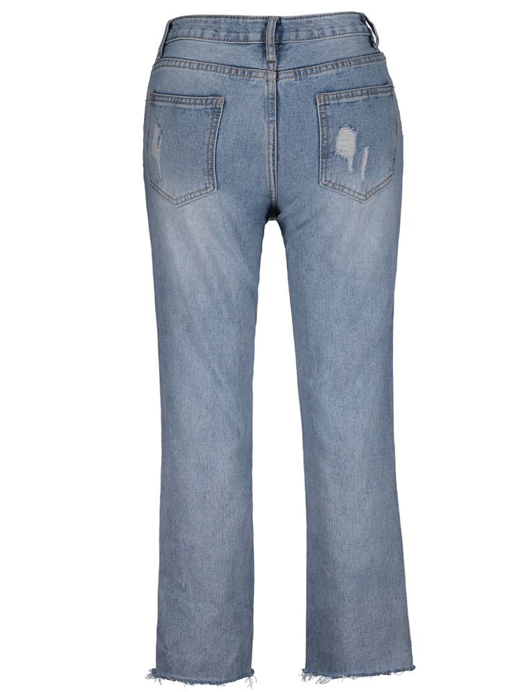 Slim Hole Ankle Length Dam Jeans