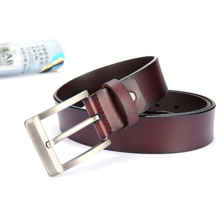 Herr Läder Pin Buckle Casual Belt