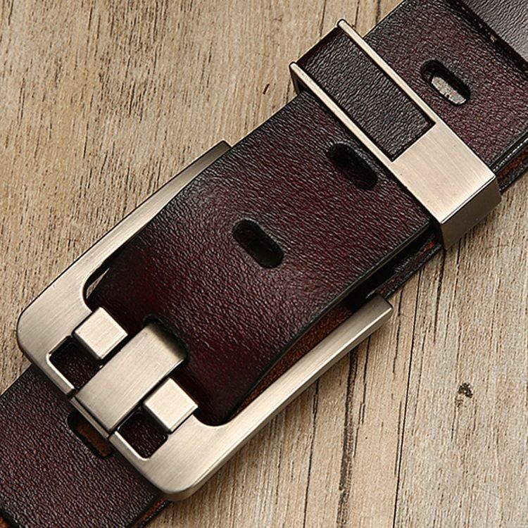 Top Business Leather Wide Men Business Belt