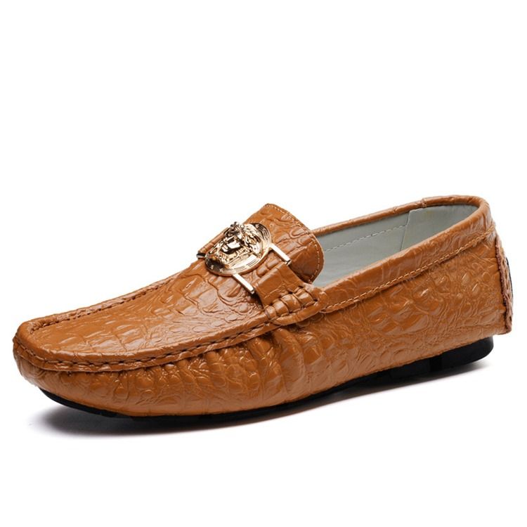 Herr Slip-on Low-cut Upper Plain Pu Casual Skor