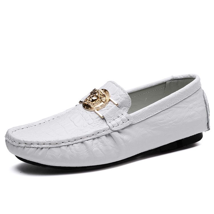 Herr Slip-on Low-cut Upper Plain Pu Casual Skor